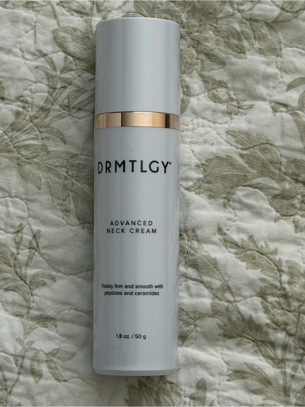 DRMTLGY Advanced Neck Cream — White with Gold Accent